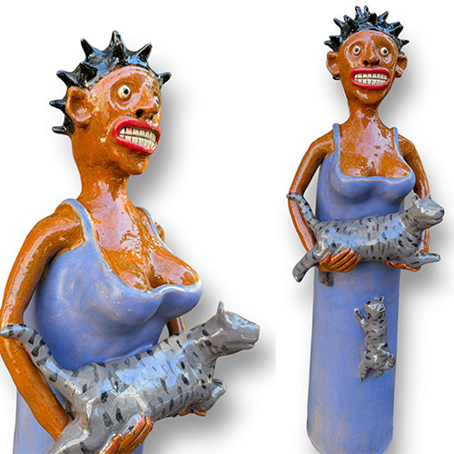 Marvin Bailey 21" Cat Lady Figural DP5984